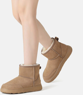 EVER AU Dames Outdoorlaarzen-ROSELLA Kastanjebruin - EU 40.5 / UK 7