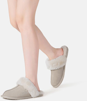 EVER AU Damespantoffels-HARRIER Crème - EU 37 / UK 4