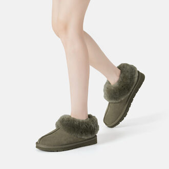 EVER AU Damespantoffels-IBIS Bruin/groen - EU 39/ UK 6