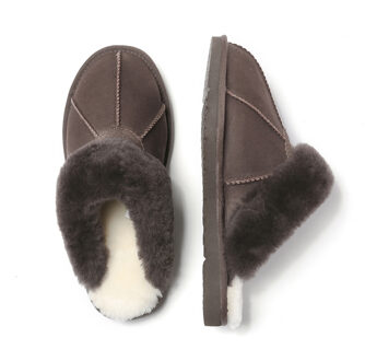 EVER AU Herenpantoffels-MAGPIE Chocoladebruin