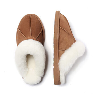 EVER AU Herenpantoffels-MAGPIE Kastanjebruin