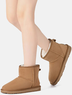 EVER AU Klassieke mini-laarzen voor dames-EMU Kastanjebruin