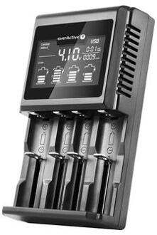 EverActive UC-4000 Professionele Slimme Batterijlader - 4x AAA/AA/C/D/18650