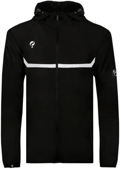 Evergreen windbreaker jacket /wit Zwart - XXL