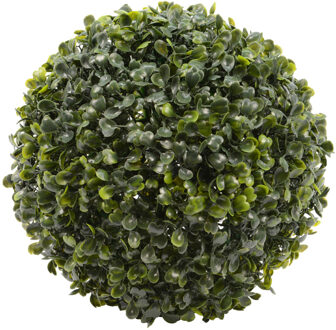 Everlands Buxus bol kunstplant - D26 cm - groen - kunststof - Kunstplanten