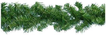 Everlands Dennenslinger/dennen guirlande - groen - 270 x 9,5 cm - PVC - 180 tips