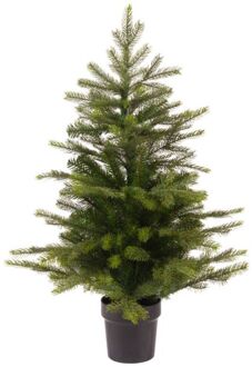 Everlands Grandis Fir - Mini Kunstkerstboom - 90 cm