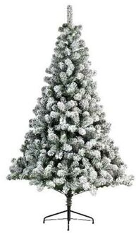 Everlands Kerst kunstboom Imperial Pine besneeuwd 210 cm - Kunstkerstboom Groen