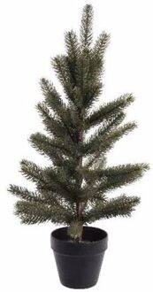Everlands Namaak kerstboom met pot 60 cm