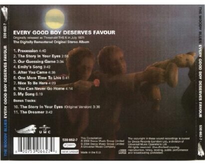 Every Good Boy Deserves Favour