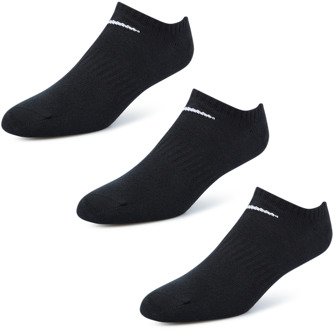 Everyday Lightweight No-Show Sokken Sokken - Maat 38-42 - Unisex - zwart/wit