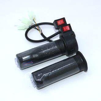 EVfitting elektrische fiets scooter driewieler gas handvat ebike throttle met 40 cm draad en met 3 speed & Reverse schakelaars knop
