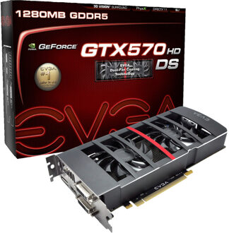 EVGA 1GB D5 X GTX570 HD DS R Grafische kaart