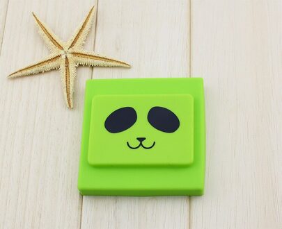 Evich Creatieve Leuke Decoratieve Muurstickers Lichtgevende Schakelaar Stickers Socket Beschermende Cover Cactus Schakelaar Cover JK131 groen panda