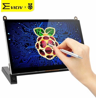 EVICIV 7 Inch Raspberry Pi 2 3 4 Model B Zero Touch Screen 1024x600 Portable Monitor 16:9 Display 60Hz USB RasPi TouchScreen Kit