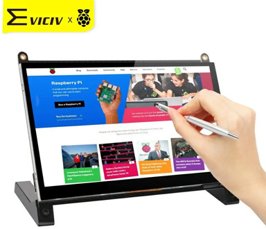 EVICIV 7 Inch Raspberry Pi 4 TouchScreen Rasberry 3 Portable Monitor RasPi 2 Zero Display 1024x600 60Hz Raspberri Touch Screen