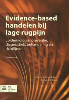 Evidence-based handelen bij lage rugpijn - Boek M.W. van Tulder (9036802768)