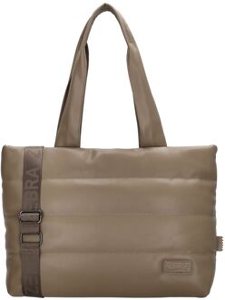 Evie Shopper 23043 taupe damestas - H 30 x B 48 x D 13 cm