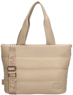 Evie shopper licht taupe Beige