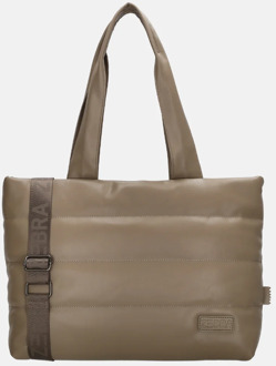 Evie shopper taupe