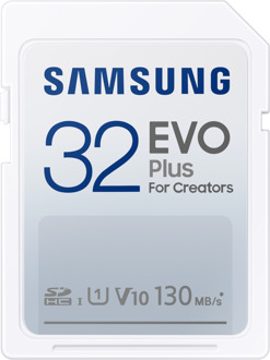 EVO Plus 32GB SDHC SD-Kaart Wit