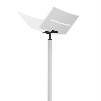 Evolo CCT LED vloerlamp met leeslampje wit/zwart wit, zwart