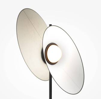 Evolution LED vloerlamp, zwart/wit, hoogte 158 cm wit, zwart