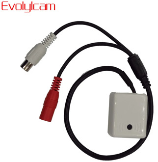 Evolylcam MINI Audio MIC For Security DVR Camera System Cable CCTV Microphone Sound Signal Device Wide Range High Sensitive
