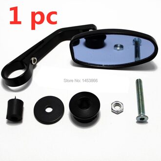 Evomosa Moto Motorrijwiel Scooters 7/8 Aluminium Side Achteruitkijkspiegel Motorfiets Bar End Achteruitkijkspiegel Een Stuk