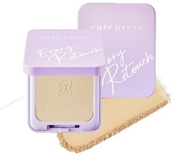 Evory Retouch Oil Control Foundation Powder SPF 30 PA +++ N1 Light Natural Beige