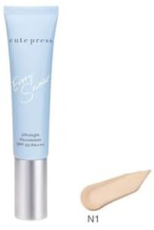 Evory Snow Ultralight Foundation SPF 30 PA +++ N1 Light Natural Beige - 30g