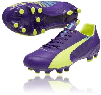 evoSPEED 3.3 FG - Voetbalschoenen - Mannen - Maat 43 - Paars/Geel