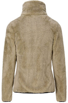 evy fleece fleece sweater met rits dames - Beige