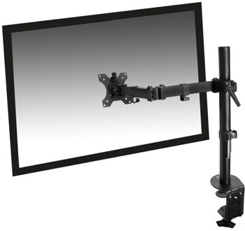 Ewent Universele bureausteun voor een monitor tot 27 inch en 8 kg Desktop accessoire Zwart