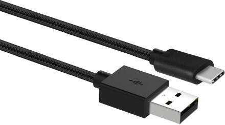 Ewent USB A naar usb C - 1M - Zwart - Geschikt voor Samsung
