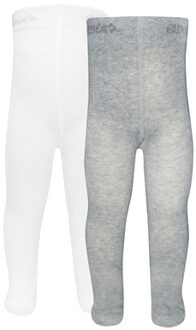 Ewers Panty 2-pack Uni sweater grijs melange - 74