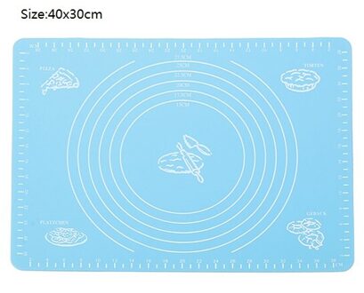 Ex-Grote Siliconen Bakken Mat Voor Oven Schaal Rolling Deeg Mat Bakken Rolling Fondant Gebak Mat Non-stick bakvormen Koken Gereedschap