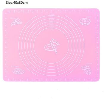 Ex-Grote Siliconen Bakken Mat Voor Oven Schaal Rolling Deeg Mat Bakken Rolling Fondant Gebak Mat Non-stick bakvormen Koken Gereedschap