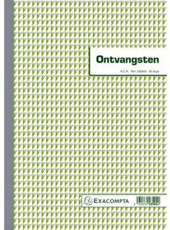 Exacompta Kasboek Manifold ontvangsten dupli 50vel