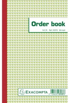 Exacompta Orderboek Exacompta 210x135mm 50x3vel lijn