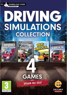 Excalibur Driving Simulations Collection (Ambulance Simulator / Driving Simulator 2012 / Bus Driver / German Truck Simulator) (Extra Play) (Download Code)