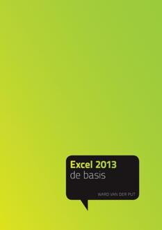 Excel 2013 - Boek Ward van der Put (9043028312)