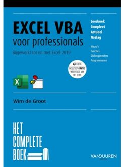 Excel Vba Voor Professionals - Het Complete Boek - Wim de Groot