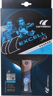 Excell 1000 tafeltennisbat indoor Zwart