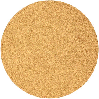 Excellent Houseware 1x Ronde placemats/onderleggers goud met glitters 33 cm Bruin