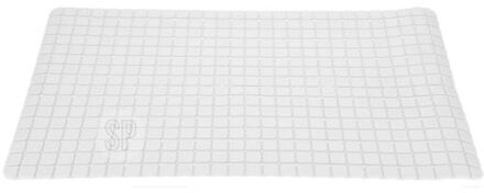 Excellent Houseware Anti-slip badmat ivoor wit 69 x 39 cm rechthoekig - Badmatjes