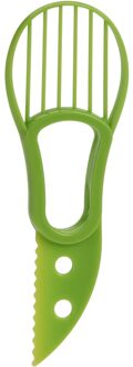 Excellent Houseware Avocado snijmes - groen - 3-in-1 - Avocadomessen - avocadosnijders