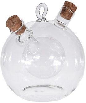 Excellent Houseware Azijn/olie fles met schenktuit 480ml - Glas