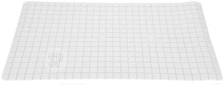 Excellent Houseware Badmat - antislip - ivoor wit - 69 x 39 cm - Badmatjes