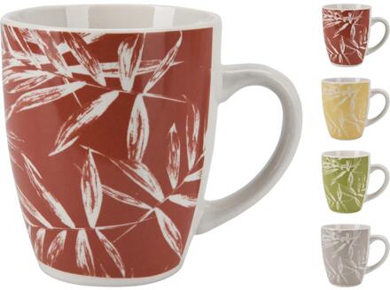 Excellent Houseware Beker porselein 200ml verschillende